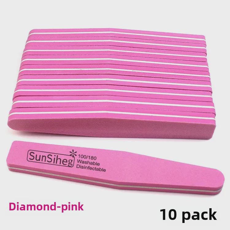 ПИЛОЧКИ ДЛЯ НОГТЕЙ: Полировальные полоски Diamond Sponge с эластичным хлопком и двухсторонней матовой текстурой