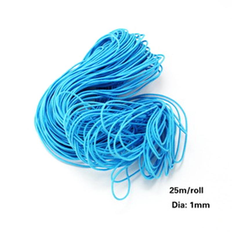Резиновая нить 25 м, 1 мм используется для изготовления ювелирных изделий, ожерелья, браслета, аксессуаров, нити из бисера и эластичной нити.