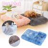 Home Warm Pet Dog Blanket Cat Blanket Pet Plush Mat Solid Color Pet Mat