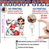 Акриловый брелок с буквой для медсестры Милая 2D-печать Прочный 26 букв Для друзей-медсестер Подарки на благодарность Организация ключей