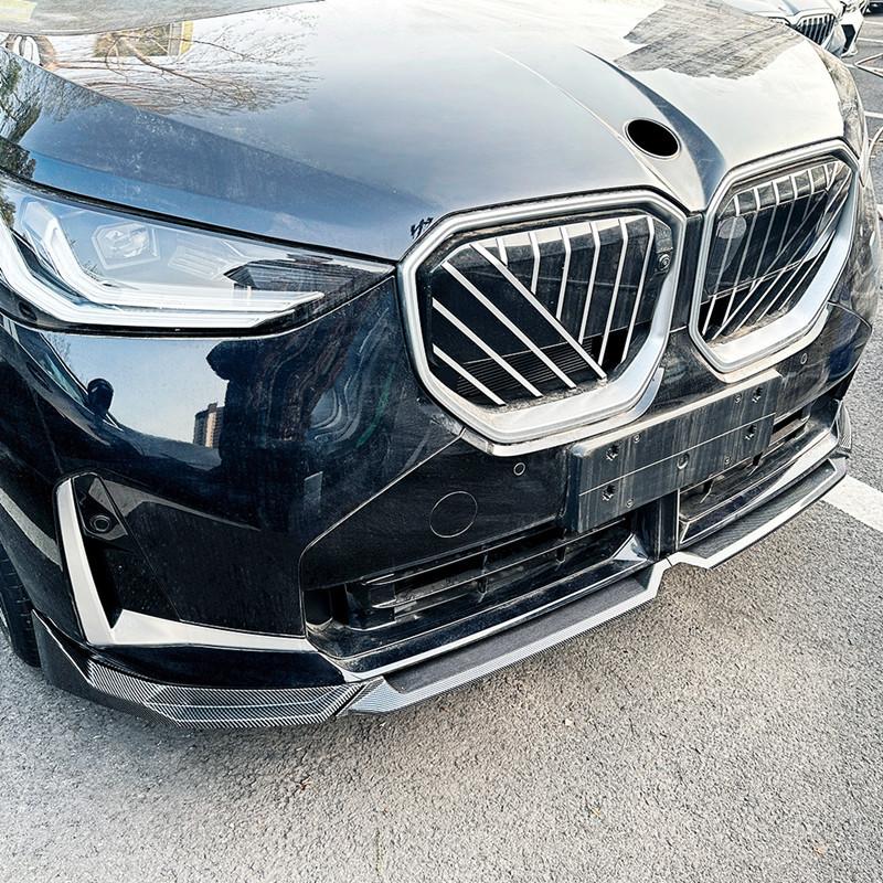 For BMW X3 G45 2025+ High Quality ABS Plastic Car Front Bumper Lip Chin Spoiler Bodykit Exterior Tuning Accessories