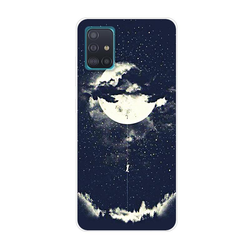 Для чехла Samsung Galaxy A71 A51 M31 Чехол M31S Мягкий силиконовый задний чехол для Samsung A71 M31S Чехол A 51 Ударопрочный чехол M31 Чехол