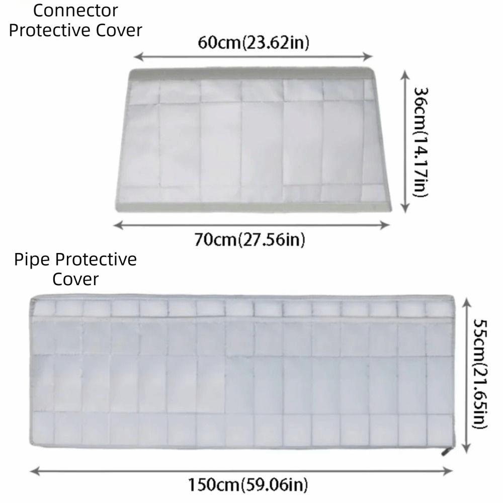 Easy Installation Design Insulated Hoses Duct Cover AC Duct Insulation Wrap  Home Cooling Setup