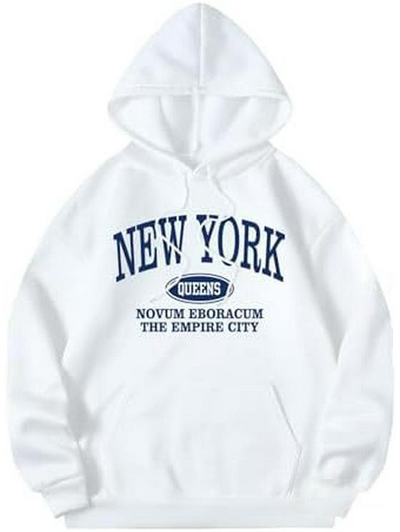 2024 COZYEASE Женский худи с длинным рукавом и принтом букв