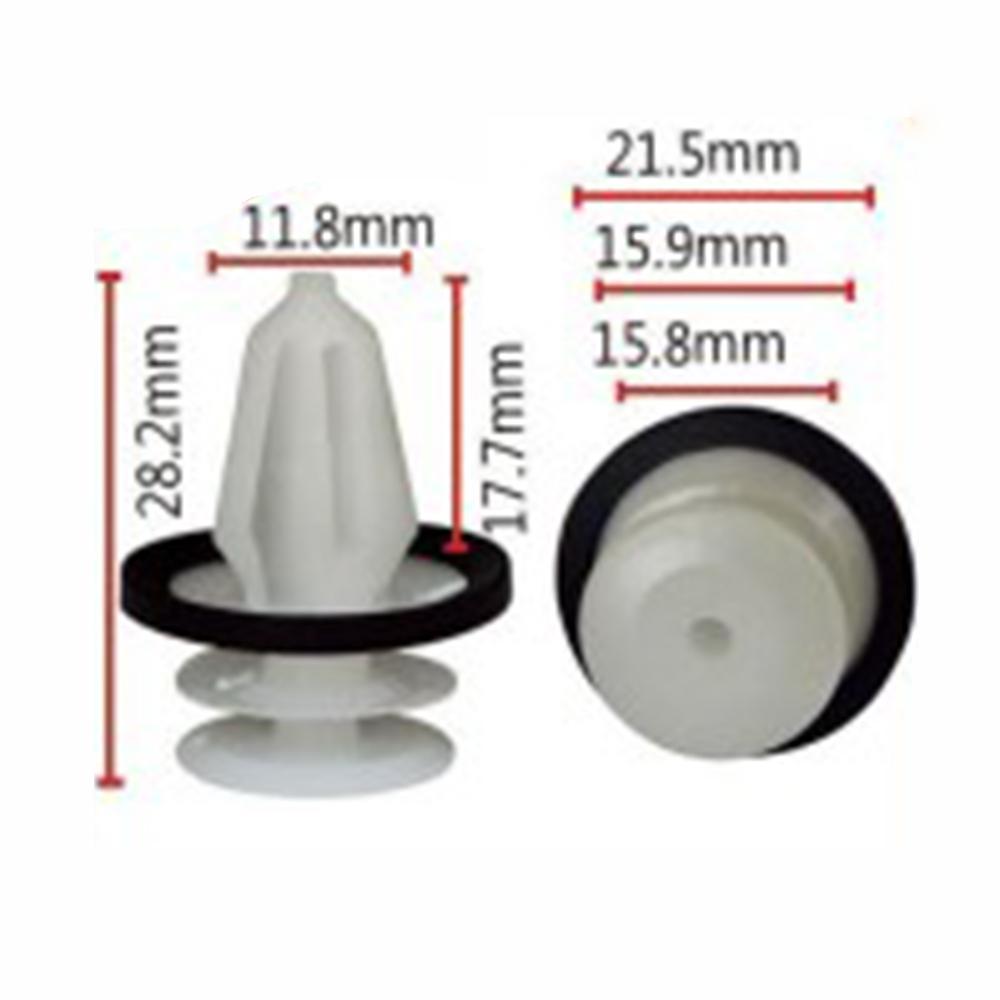 W713297-S300 Заклепки Пластиковые Белые Зажимы Для Обшивки Двери