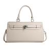 Minimalist Women Tote Bag With Stitching Detail And Shoulder Strap