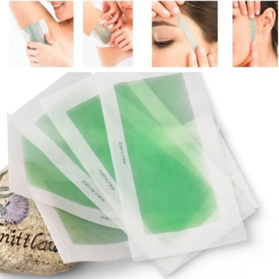 150PCS Painless Fast Hair Removal Wax Strips Facial Body Hair Removal Bikini Leg Arm Hair Removal Patch Unisex Women Beauty Tool