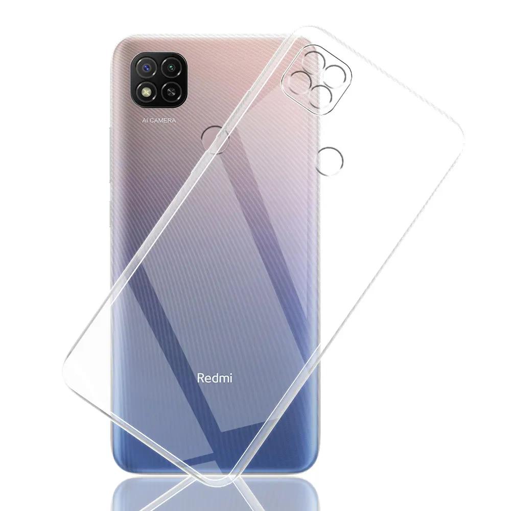 Для Xiaomi Redmi 9C Чехол Прозрачный Силикон Мягкий ТПУ Чехлы для Телефона Обложка Для Redmi 9C NFC Fundas Для Redmi 9C NFC Прозрачный Coque