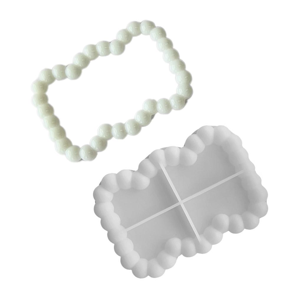 Силиконовые формы для смолы, форма для подставки для украшений из смолы, многофигурные формы для подносов для DIY, для литья эпоксидной смолы, для украшения поделок