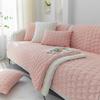 Four-Season Plush Sofa Cushion Thickened Milk Velvet High-End Living Room Sofa Cushion Simple Modern Non-Slip Sofa Cover Towel