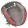 Rawlings CLOUD METAL GR5FHC2AF Baseball 33 Throw HOH® Glove, Soft, Catcher's, Gray/Scarlet, inches, Right-Handed