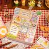 42Pcs/bag Kawaii Handbook Material Cartoon Stickers  Handmade Crafts