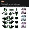 CRF450R 2005-2008 Внедорожный мотоцикл Полный комплект наклеек