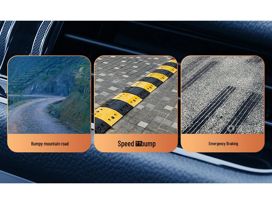 Metal Dual-Folding Dashboard Car Navigation Phone Holder