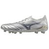 Morelia Neo 4 Cushioned Slip Resistant Abrasion Resistant Soccer Shoes Men's Silver Mizuno P1GA254204