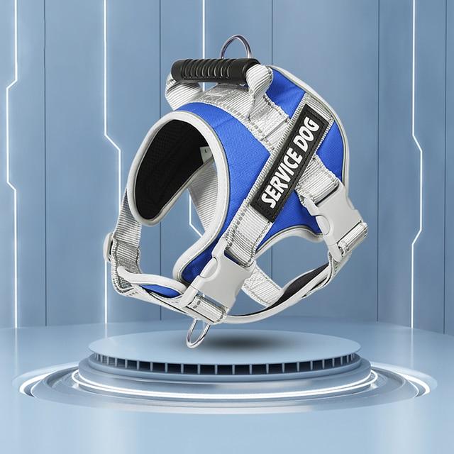 Шлейка для собак, жилет для лабрадора-ретривера, нагрудная одежда, веревка для средней и большой собаки, светоотражающая регулируемая одежда для прогулок на открытом воздухе, товары для домашних животных