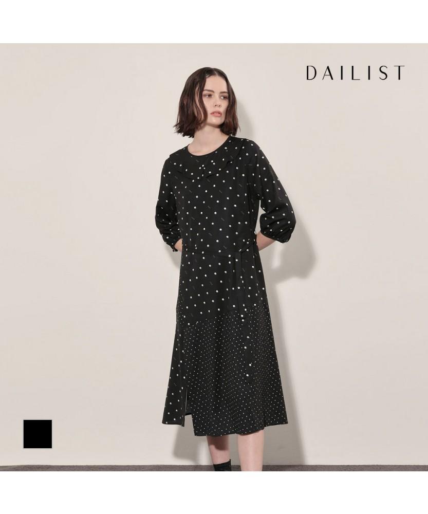 DAILIST Платье из шифона в горошек_Mdeoa4F6131
