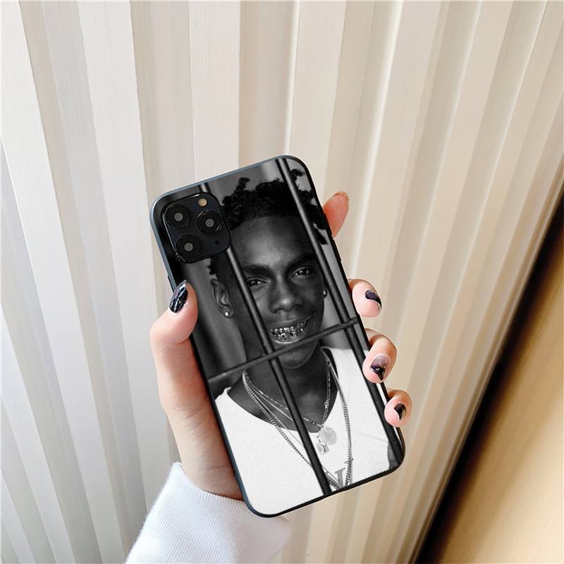 Ynw Melly Rapper Luxury Soft Phone Case for iphone 13 11pro 12pro MAX 8 7 6 6S Plus X XS MAX 5 5S SE XR Fundas Capa
