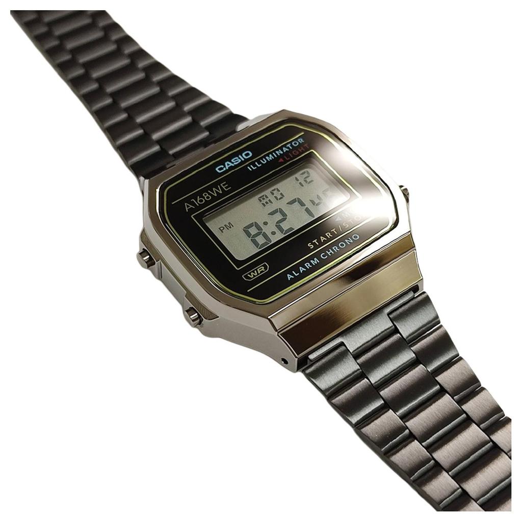 Casio Унисекс Серия VINTAGE Черные часы A168WEHB-1AJF A168WEHB-1AJF