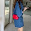 Новый дизайн Летняя Корейская Классика Ins Красная Сумка-седло Crossbody Маленького Размера Женская Универсальная Простая Сумка для Телефона