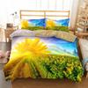 Plant Scenery Series Pattern Bedding Set 3d Sunflower Duvet Cover Set with Pillowcases Europe/Australia/USA Twin Queen King Size