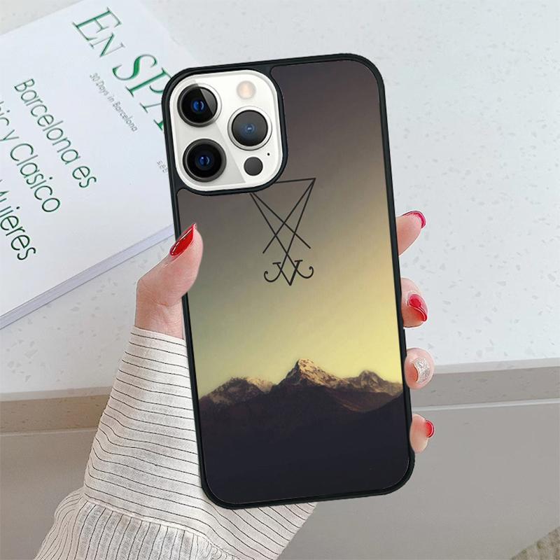 Чехол для телефона 'Печать Люцифера' Для iPhone SE2020 15 16 14 13 Pro Max Coque 12 11 Pro Max Для Apple 8 PLUS 7 6S fundas
