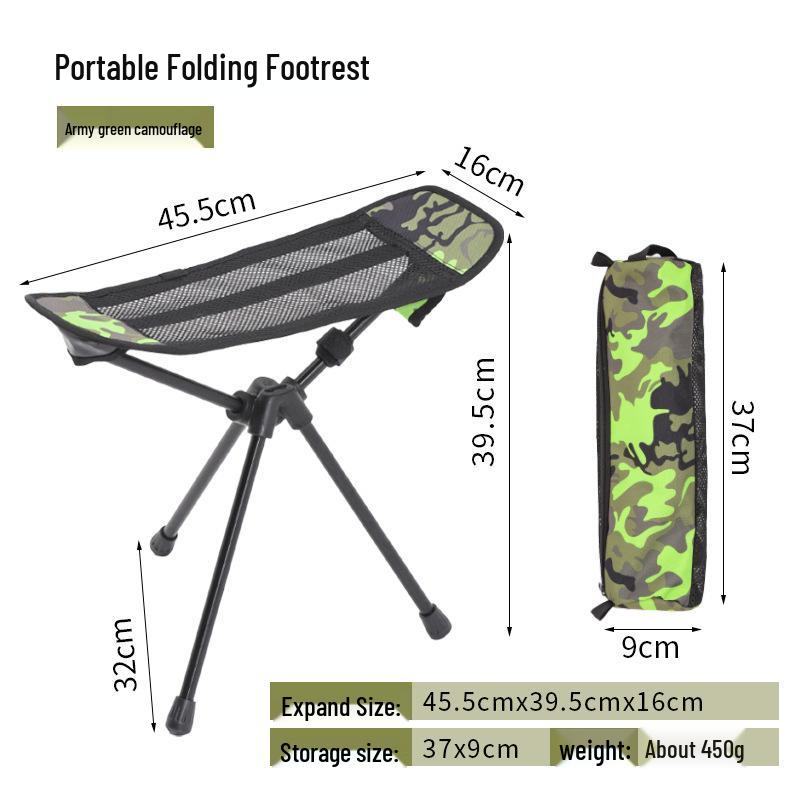 Ultra-Light Foldable Outdoor Camping Stool - Portable & Compact for Fishing, Picnic & Leisure