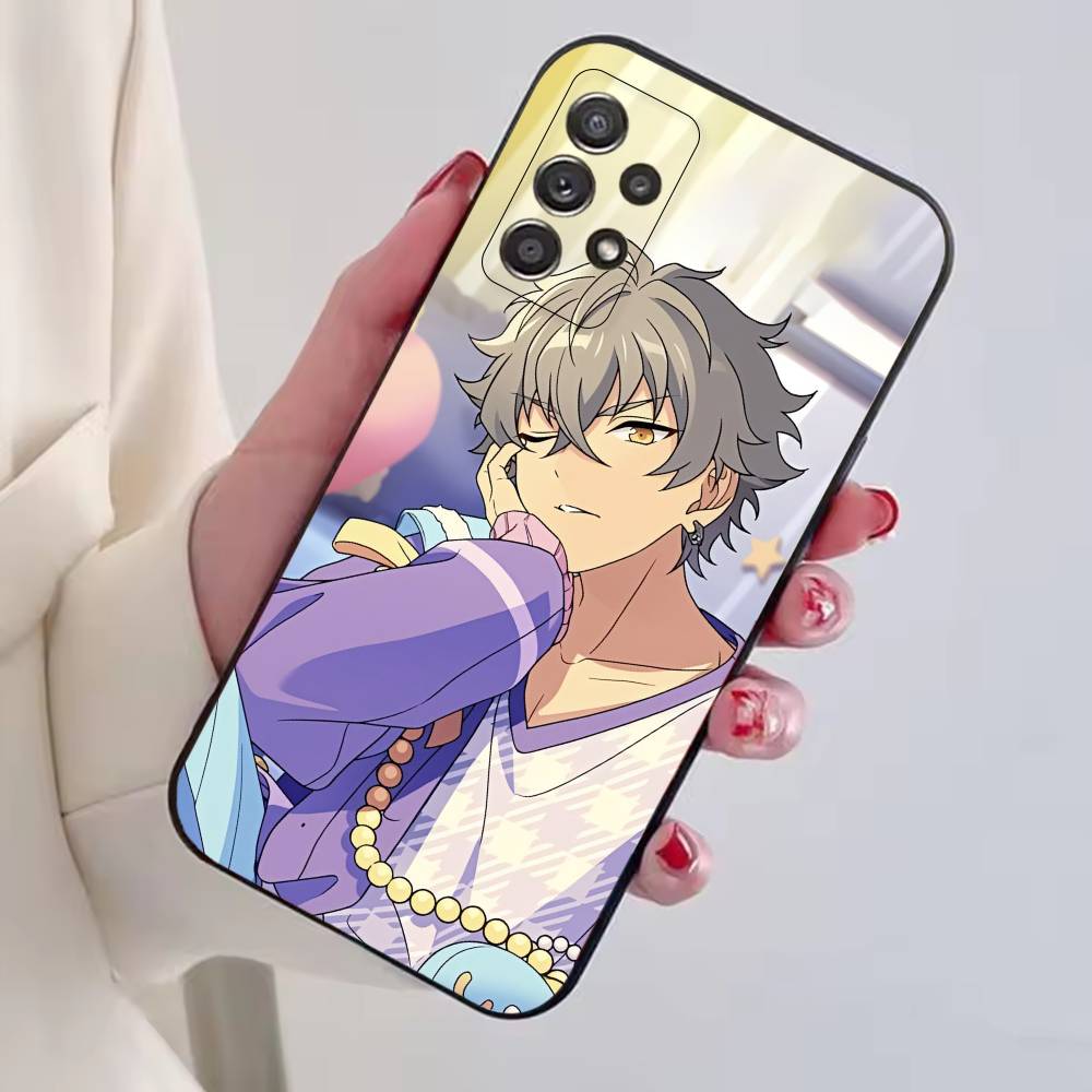 Чехол для телефона Ensemble Stars O-Ogami Koga Черный Силиконовый Мягкий Для Samsung S25,S24,S21,S22,S23,S30,Ultra,S20,Plus,Fe,Lite