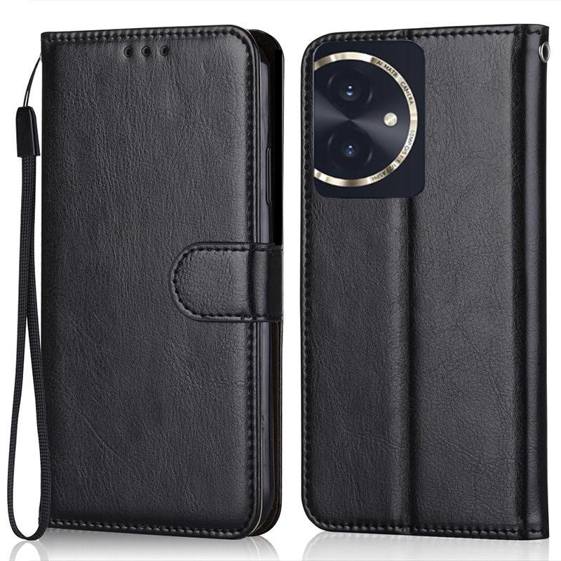 Противоударный кожаный чехол-книжка-бумажник для Huawei P60 P50 P50E Honor 100 90 80 70 Pro X50 X50i X8A X7A, мягкие силиконовые чехлы для телефона