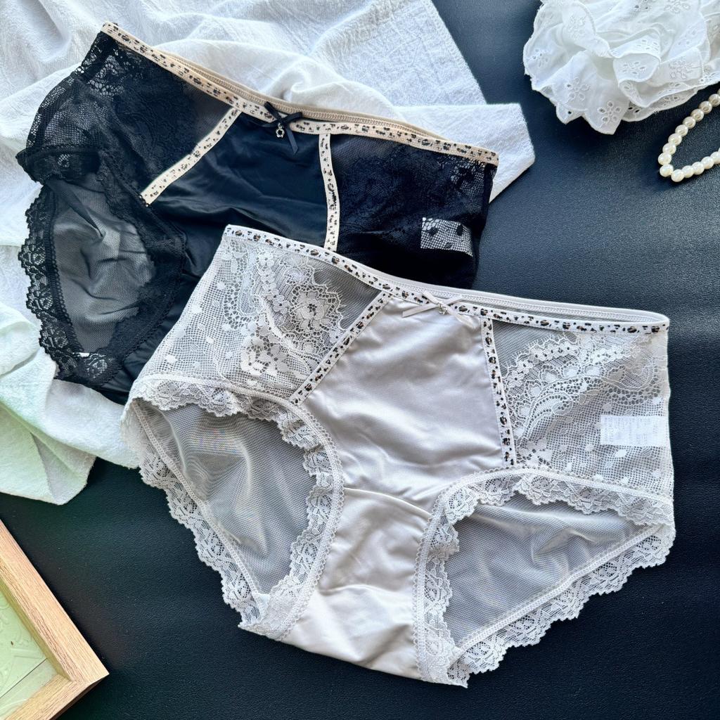 Женские летние трусы-слипы из атласа с принтом леопарда по краю, легкие, с ощущением роскоши и элегантности, с эффектом "ледяного шелка"