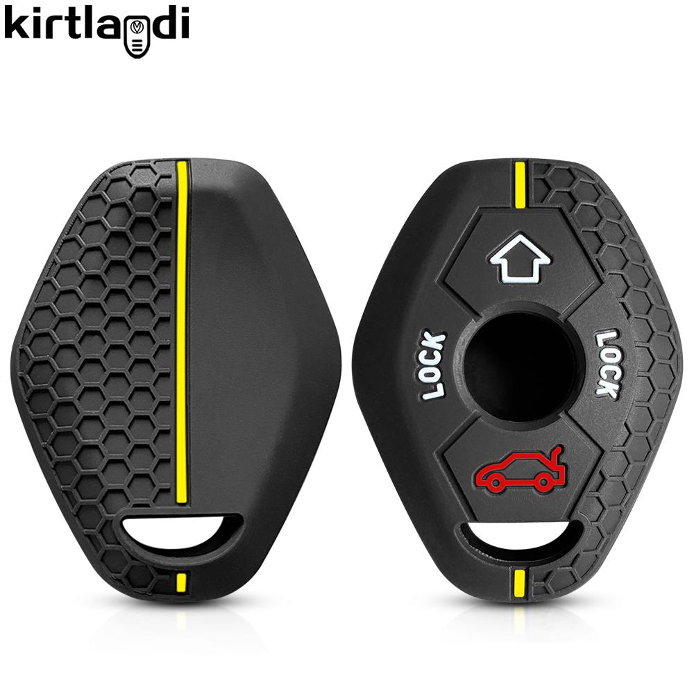Silicone Key Cover Remote Case Shell for BMW E63 X5 E53 X3 F83 E46 E39 E38 E60 E61 E64 Series 3 5 7 330i Z3 Z4 E85 E86 M5 325i