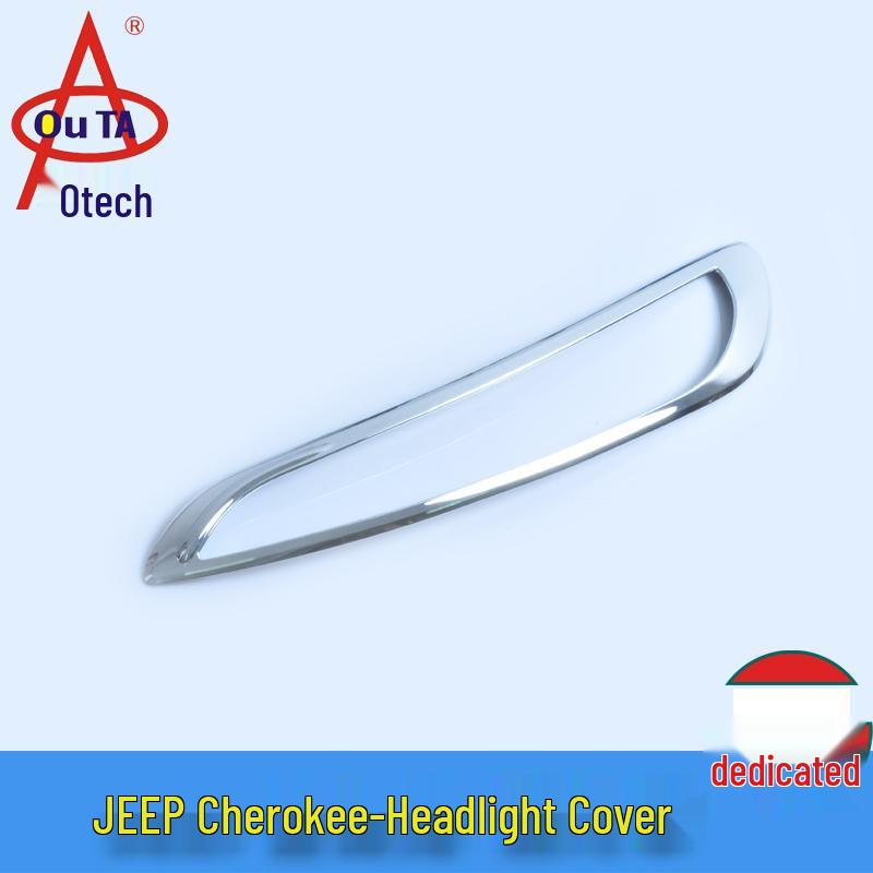 Otai Front Daytime Running Light Frame for 13-18 Jeep Cherokee Headlight Cover - Modified Car Accessory