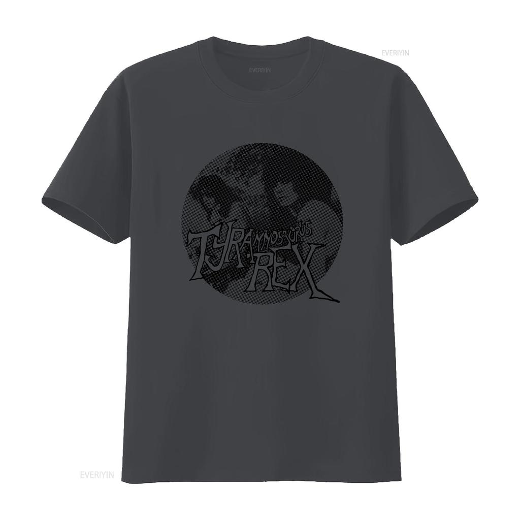 Tyrannosaurus Rex Retro Style Cotton T Shirt for Men and Women in S 45XL Sizes vintage Washed fashion graphic