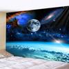 Galaxy Night Sky Tapestry Moon Night Starry Sky Scenery Tapestry Bohemian Psychedelic Home Living Room Bedroom Decoration