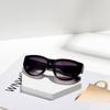 1Pc European and American Retro Ladies' Oval Frame Fashion Sunglasses, Trendy and Versatile, Lightweight Frame for Street Photog