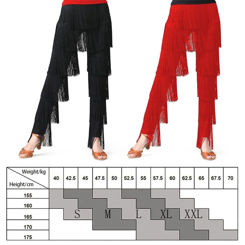 Брюки для латинских танцев с кисточками, блестящие брюки для выступлений, женские брюки для бальных танцев