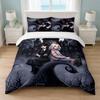 Wednesday Addams Bedroom 3Pcs Bedding Set Soft Bed Sheet Pillowcases Home Bedding Decoration