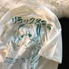 Женская одежда Женская футболка Y2k Японские футболки Harajuku с рисунком Kawaii Футболки с принтом аниме Футболка большого размера Плюс Размер Гранж Топ