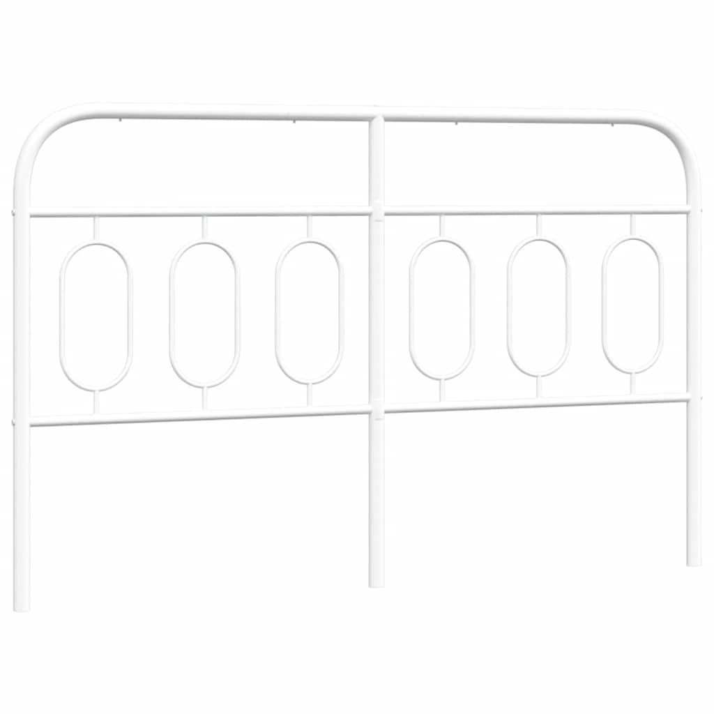 Metalowe Wezgłowie, Białe, 137 Cm