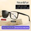 Outdoor Smart Photochromic Reading Glasses Men Multifocal Presbyopia Hign Definition Far Sight Eyewear Sunglasses Plus Diopter