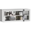 Kitchen Wall Cabinet with Stainless Steel Shelf