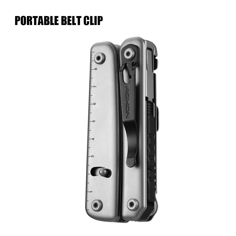 Мультитул ROXON S803 Flash 16-в-1, многофункциональные плоскогубцы, складной нож, мульти-плоскогубцы, со стержнем для розжига огня, для активного отдыха, DIY, альпинизма,