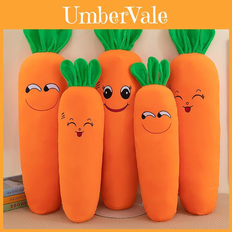 Cozy Carrot Plush Body Pillow Stuffed Toy Delightfully Soft And Washable