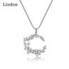 Женское ожерелье Lindon, кулон из медного сплава, циркон, модный подарок