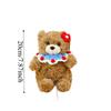 Romantic Bear Wear Rose Doll Woven Valentine's Day Ornament Gifts for Kids Rose Bear Doll  Shop