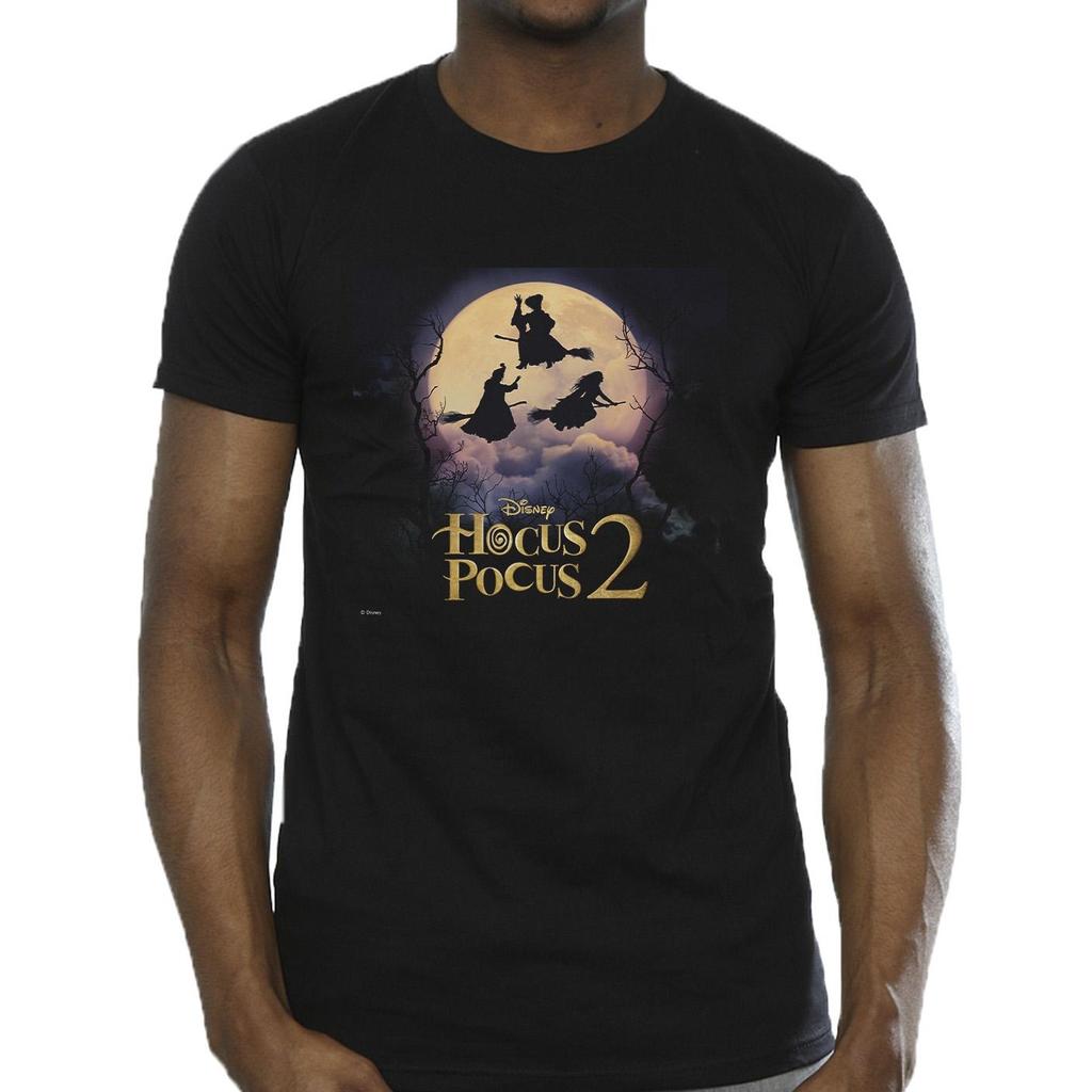 Disney Mens Hocus Pocus Witches Flying T-Shirt