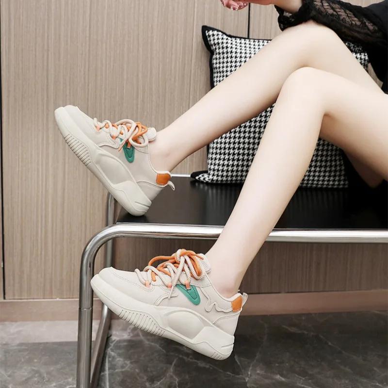 Женская повседневная обувь в стиле ретро, весна-осень, удобные кроссовки, дизайнерские модные универсальные туфли на плоской подошве Zapatos De Mujer