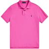 Мужская рубашка поло Polo Custom Slim Fit из хлопкового пике, розовая, MNPOKNI1N823387-650