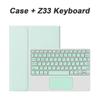 For Samsung Galaxy Tab S9 FE 10.9-inch Case, Keyboard Case for Samsung Galaxy Tab S9 FE 10.9-inch SM-X510/X516B/X518U