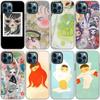 Чехол для телефона Aya takano для Apple iPhone 14 13 12 Mini 11 Pro Max 7 8 XR X XS 7 8 Plus SE 2020 2022, черный мягкий чехол